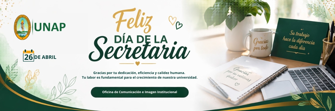 Gracias por tu dedicación, eficiencia y calidez humana. Tu labor es fundamental para el crecimiento de nuestra universidad.