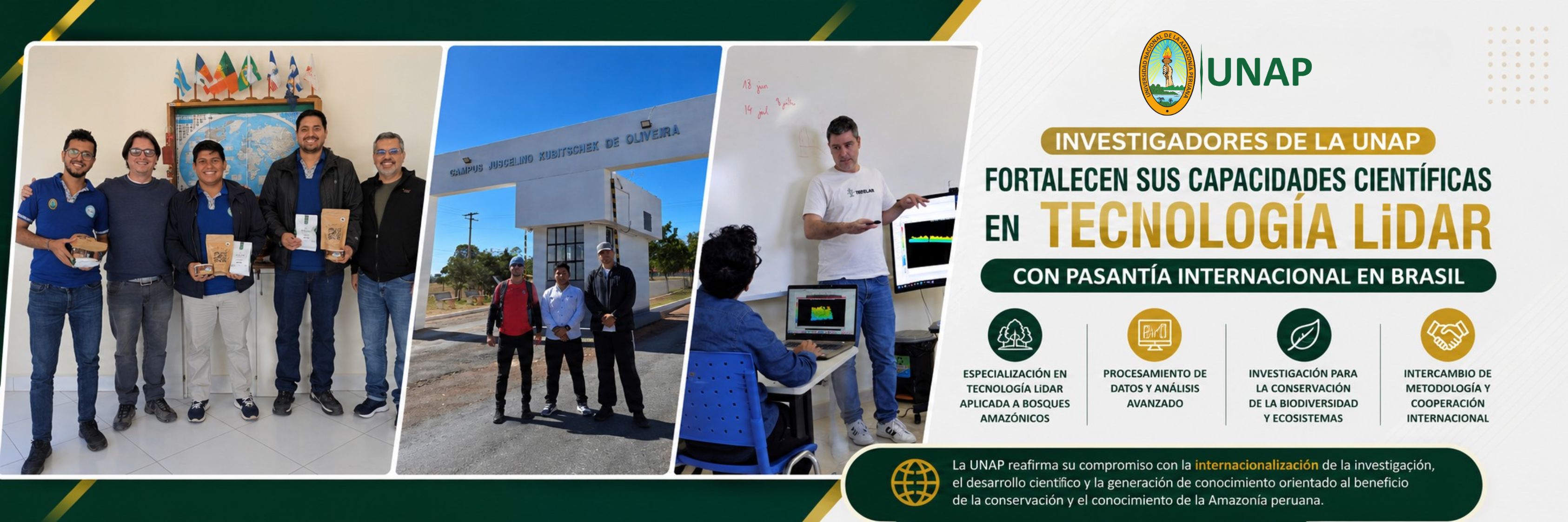 banner sobre pasantía en brasil